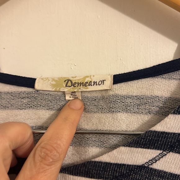 Demeanor striped hoodie - Picture 5 of 5